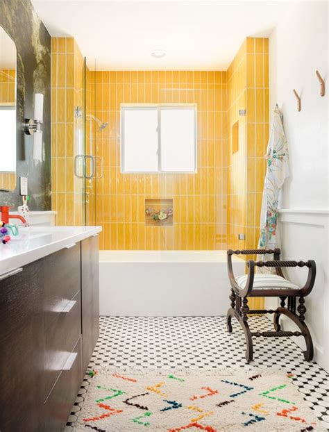 Bathroom Yellow Floor