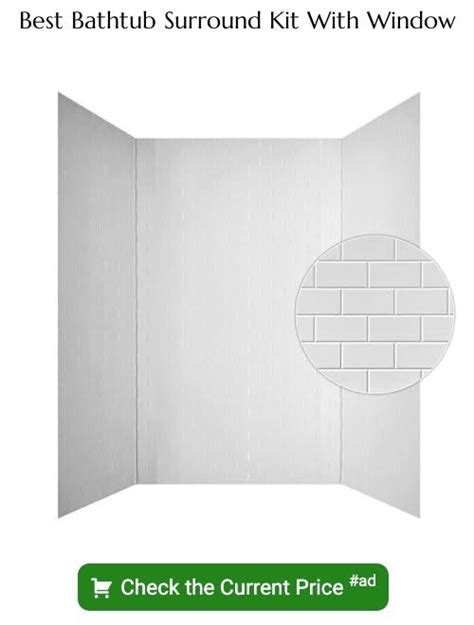 Bathtub Surround Window Kit