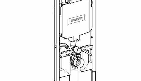 Batisupport Duofix sigma extraplat Geberit pour sanitaires