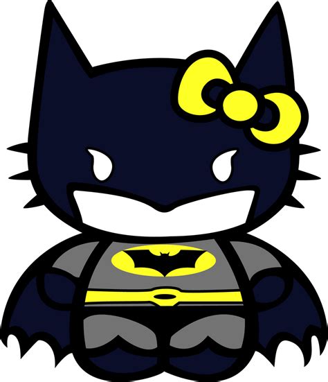 Batman And Hello Kitty