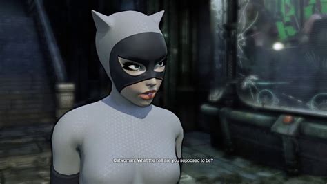 batman arkham city catwoman animated skin