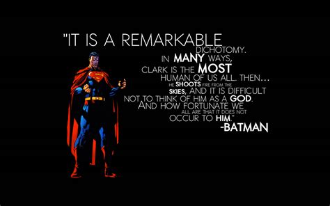 Batman Quotes About Superman
