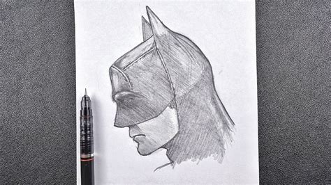 Batman Side View Drawing