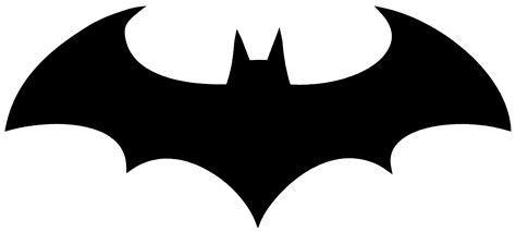 batman symbol line drawing