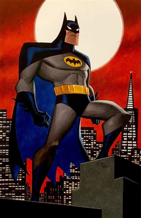 batman the animated series artwork