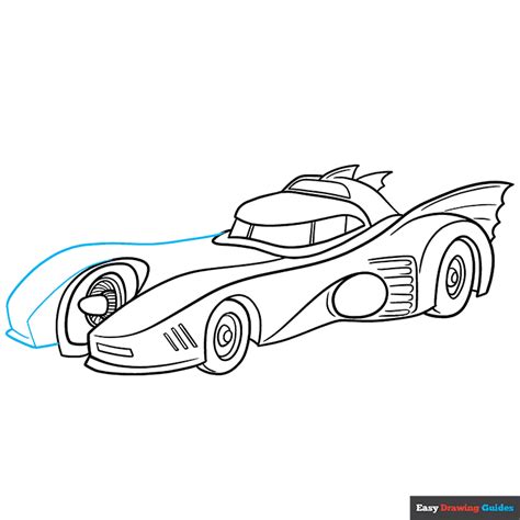 batmobile drawing