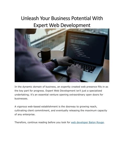 baton rouge web developer