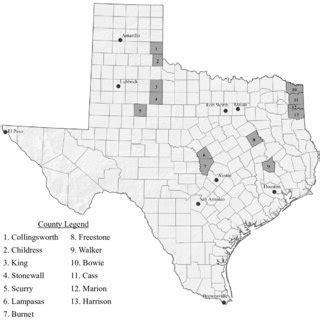 Bats In Texas Map