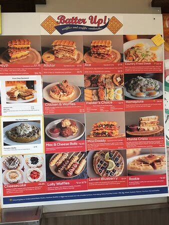 Batter Up Beaverton Menu