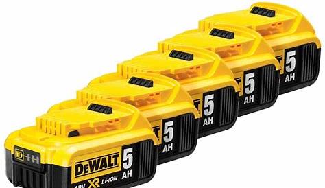 DeWalt DCB184 18v 5Ah LiIon XR Slide Battery Powertool