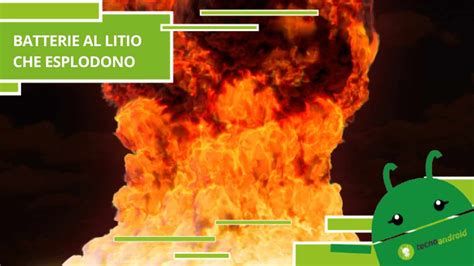 Batteria Litio Esplode