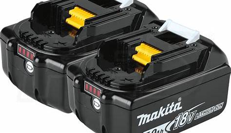 Batterie 18 Volts Makita Volt 5Ah LXT® LithiumIon Battery (2Pack
