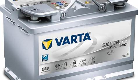 Batterie VARTA E39 Start & Stop Silver Dynamic AGM 70 Ah