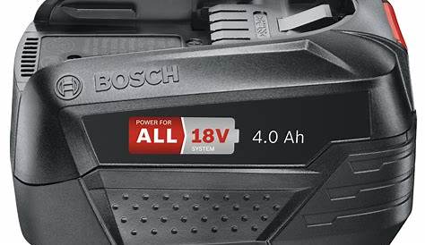 Bosch Batterie 18V LiIon 4Ah Hubo