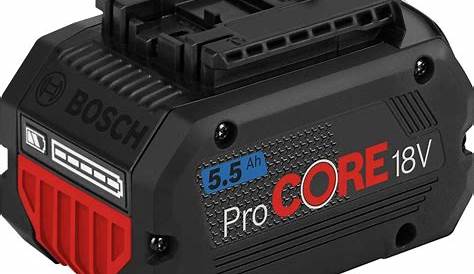 batterie ProCore 18V 5Ah outil Bosch gamme pro 1600A02149