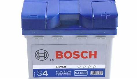 Batterie Bosch S4000 S4 000 BOSCH CAR BATTERY 12V 42AH (CCA 390 Amps) Type 202