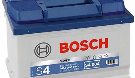 Batterie Bosch S4004 Bilbatteri 12V 60Ah DIN 560409054 LxBxH