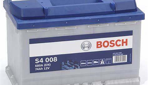 Batterie Bosch S4008 Amazon Akumulator 12V 74Ah BOSCH S4 CB740 E11 CA770
