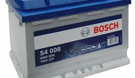 Bosch Batterie de Voiture Bosch S4008 74A / h680A