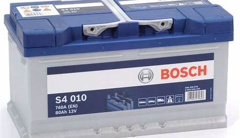 Batterie Bosch S4010 80ah 740a Car Battery 580 406 074 12V 80Ah 740A/EN