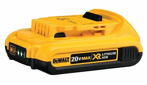 DEWALT Batterie XR Lithium Ion 20V Max, ensemble de 2