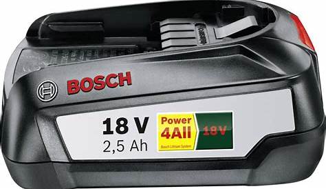 Batterie Lithium Bosch 18V 2.5Ah ion Battery Reviews