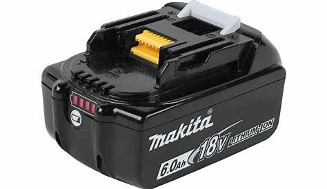 Makita BL1860B2 2pk 18V 6AH LIION Battery With Fuel Gauge