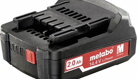 Batterie d'outillage 14,4V 2,0Ah NiCd / NiMh METABO 6