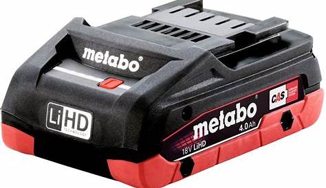 Metabo 625369000 Batterie Liion 18V 8.0Ah LiHD