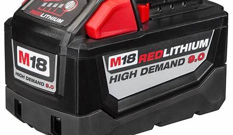 Milwaukee M18B9 18V 9.0Ah Liion Cordless RED LITHIUM Battery