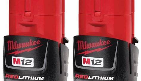 Milwaukee M12 12Volt LithiumIon Compact Battery Pack 2