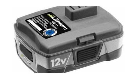 Batterie Ryobi 12v Bpn1213 UpStart Battery 2Pack CTH1202 Battery Replacement