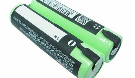 NiMHbatterie 2000mAh (2.4V) pour rasoir, tondeuse à