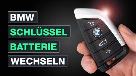BMW Schlüssel Batteriewechsel innerhalb 2 Minuten erklärt inkl