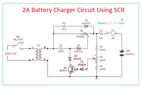 Battery Charger Circuit Using Scr Components