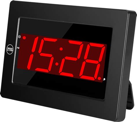 Battery Powered Digital Led Wall Clock