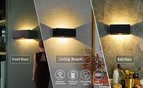 Battery Powered Interior Wall Lights