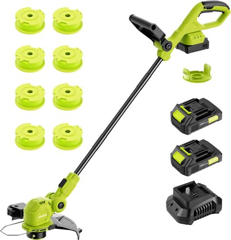Battery Powered String Trimmer With Attachments