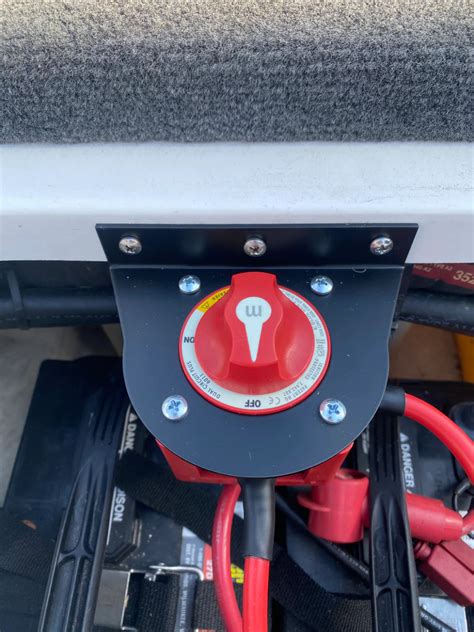 Battery Switch Mounting Plate