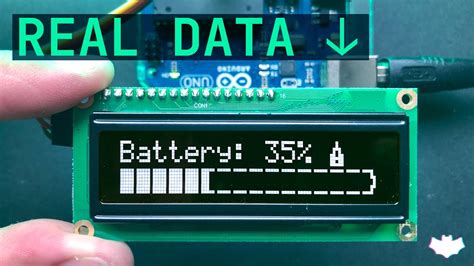 Battery Voltage Monitor Using Arduino