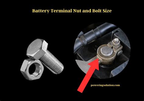 What Size Nut For Battery Terminal?