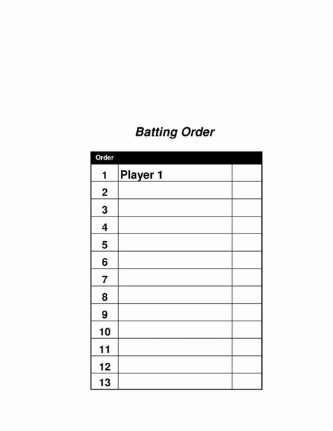 Winning Team Softball Score Sheet Templates at
