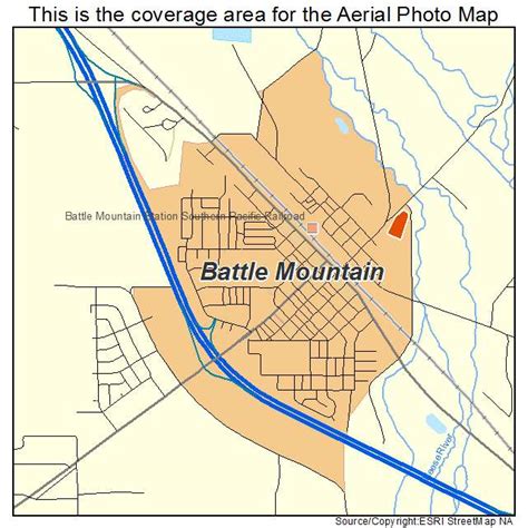 Battle Mountain Nevada Map