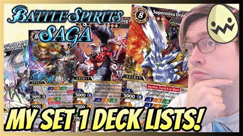 battle spirits saga deck lists