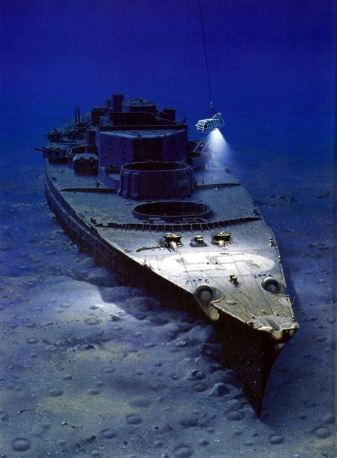 battleship bismarck wreck photos