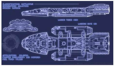 Battlestar Galactica Blueprints by on