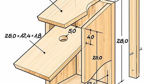 Nistkasten bauen | Nistkasten bauen, Nistkasten, Vogelhaus