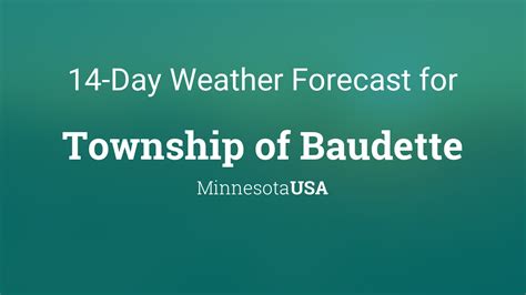 baudette mn 10 day forecast