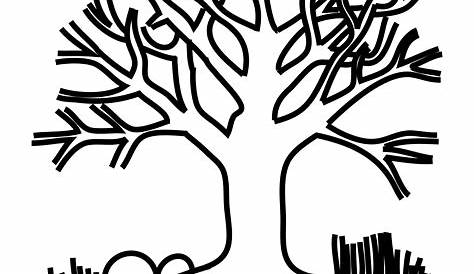 Winter tree | Coloring Page
