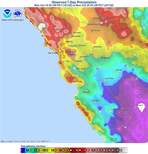 bay area rainfall totals year to date map by zip code